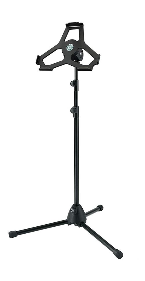 K&M 19777 Support pied de sol pour Tablette/iPad Air Noir