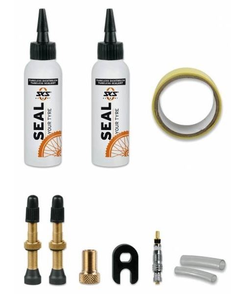 SKS Tubeless Kit 29 mm avec protection anti-fuite en 10 pièces