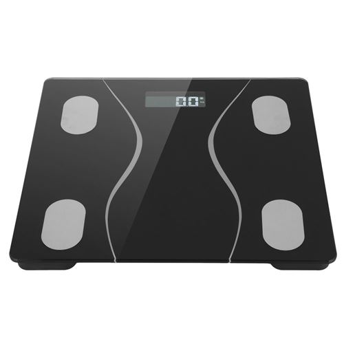 Pèse personne connecté Bluetooth - Noir