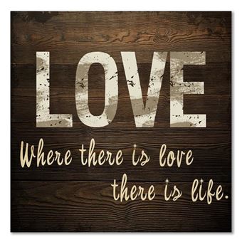 Tableau Toile Image murale décorative Canevas Slogan Anglais Where