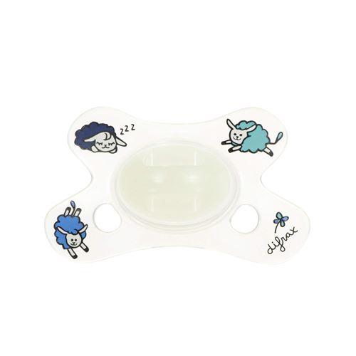 Difrax Dental GL799 Sucette Blanc 0-6 Mois
