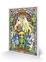 Vitrail impression sur bois The Legend of Zelda 20 x 29,5 cm