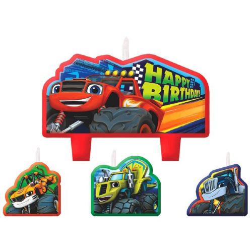 Blaze et le monstre machines anniversaire bougie Set