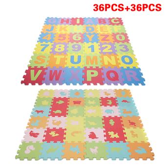 Puzzle Tapis Mousse Bebe Alphabet Et Chiffres Animaux 72pcs Achat Prix Fnac Puzzle Tapis Mousse Bebe Alphabet Et Chiffres Animaux 72pcs Achat Prix Fnac