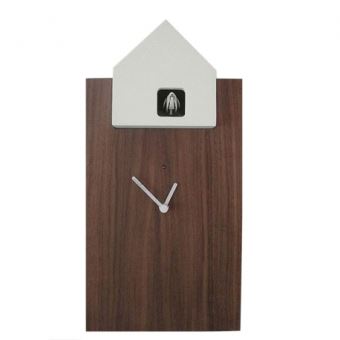Ettore Grande Horloge Noyer Toit Blanc Couleurs Ettore Grande Horloge Noyer Toit