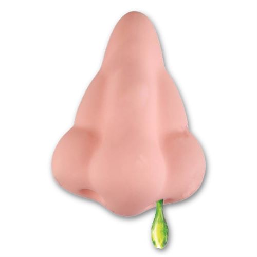 Distributeur de savon en forme de nez nez rouge