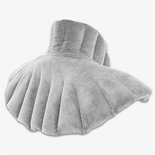 Coussin Chauffant Cervicales Micro Ondes - Tour de Cou et Epaules - Utilisation Chaud/Froid - Composition Riz, Lavande et Plantes Bienfaisantes