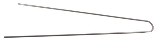 Batavus tringle de garde-boue en acier inoxydable droit 28 pouces (35 cm) argenté