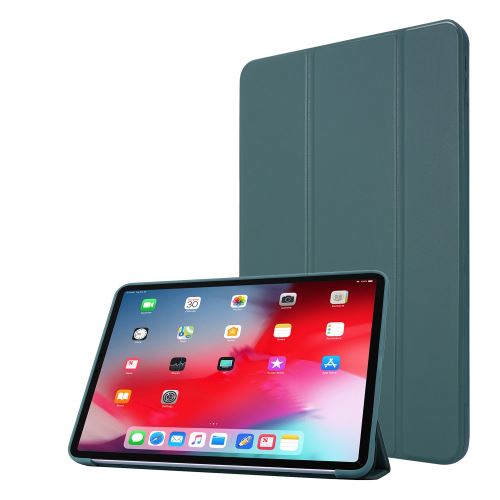 Etui en PU + TPU triple vert pour votre Apple iPad Pro 11 pouces (2020)