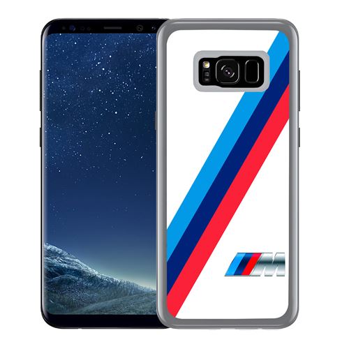 Coque pour Samsung Galaxy S8 bmw m performance blanc