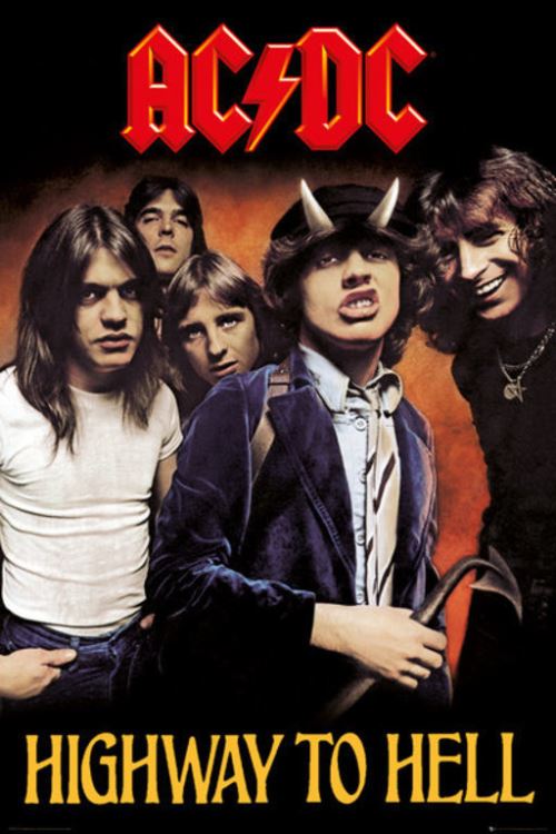 Poster Ac Dc Highway To Hell