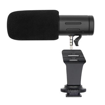 Microphone Interview pour appareil photo/DSLR/caméscope, Téléphone  Smartphone