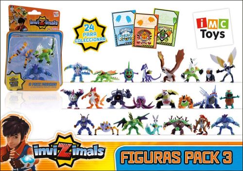 Invizimals Pack 3 mini-figures