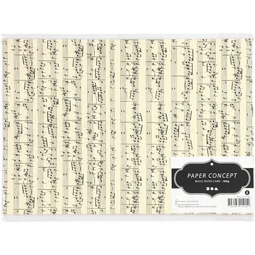 Creotime carnet de musique 21 x 29,7 cm 10 pièces multicolore