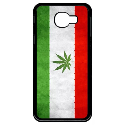 Coque samsung galaxy a8 2016 modèle 2016 drapeau iran weeds