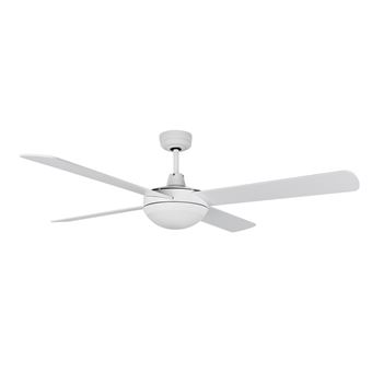 32 29 Sur Orbegozo Cp Ventilateur De Plafond Avec Telecommande Et Lumiere 4 Pales 132 Cm De Diametre Puissance De 60 W Et 3 Vitesses Blanc Ventilation Et Climatisation Mural Achat Prix Fnac
