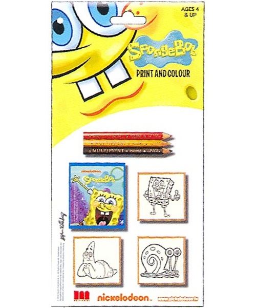 Multiprint Set de couleurs Spongebob 7 pièces