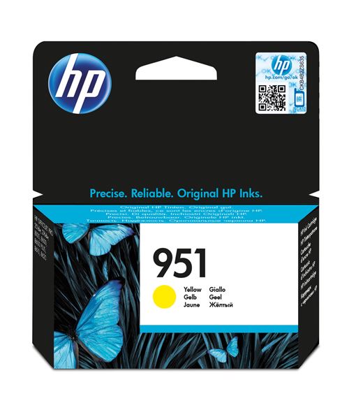 Hp ink951 yellow officejet cartridge CN052AE#BGY