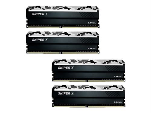 G.skill sniper x 64go ddr4 3600mhz module de mémoire (f4-3600c19q-64gsxwb)