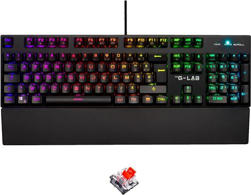 Clavier The G-lab Keyz-rubidium/fr