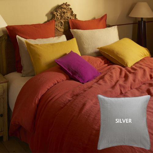 Housse De Couette Syracuse Silver 135x200 Garnier-Thiebaut
