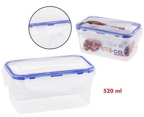 Tupperware hermétiques 520 ml 15x9x8