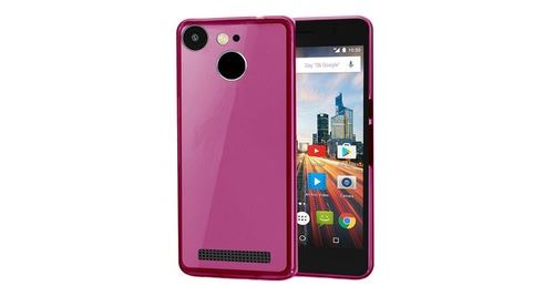 Archos 50F Helium coque gel TPU rose
