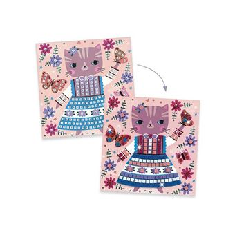 Kit créatif Djeco - Mosaïques Lovely pets - 4 tableaux