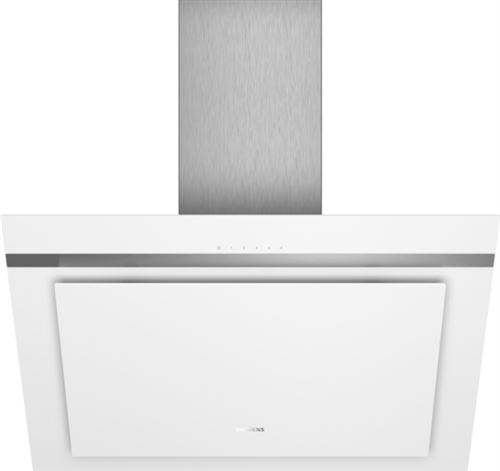 Siemens iQ300 LC87KHM20 - Kap - schouwkap - breedte: 79 cm - diepte: 49.9 cm - extractie en recirculatie (met aanvullende recirculatieset) - wit