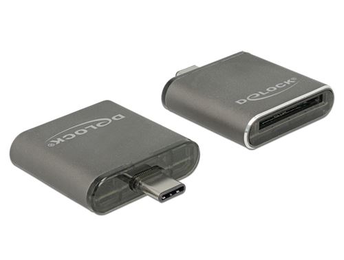 Delock 91498 usb 3.0 (3.1 gen 1) type-c noir lecteur de carte mémoire