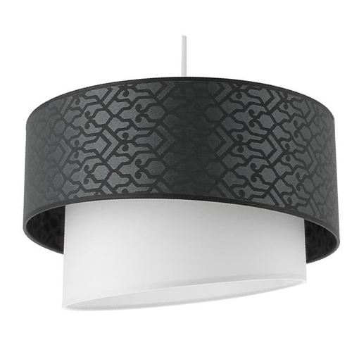 Suspension ionos e27 60 w gris anthracite et blanc 12460ci257