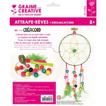 Kit Graine Créative attrape-reve creacord tropiques 200