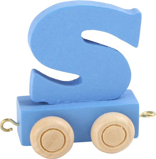 Legler lettre de train S bleu 6,5 cm