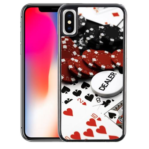 Coque pour iPhone XS poker dealer