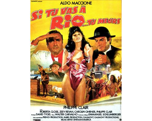 Si Tu Vas A Rio Tu Meurs AFFICHE CINEMA ORIGINALE