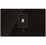 Roblin Virtuose - Table de cuisson à induction - 4 plaques de cuisson - largeur : 83 cm - profondeur : 52 cm - noir avec échappement par aspiration descendante (extraction et recirculation avec kit de recirculation supplémentaire)