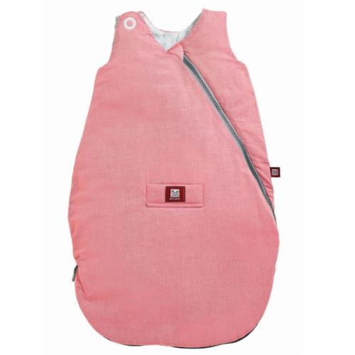 Gigoteuse chambray ouatinée 0-6 mois chambray rose - red castle