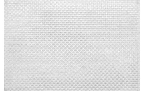 Set de table 32 x 47 cm pvc tresse Blanc