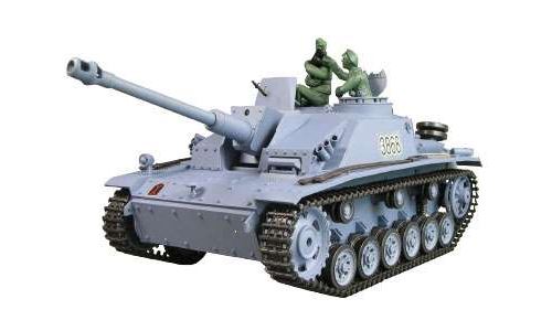 Char Rc Sturmgeschütz Iii Son Fumée 2.4ghz Amewi Qc Edition