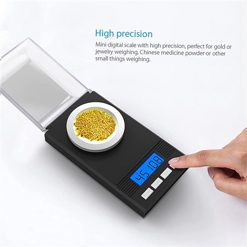 Mini Balance de poche portable haute précision, 0.001g avec affichage  numérique à LED (100g) - Outils de mesure à la Fnac