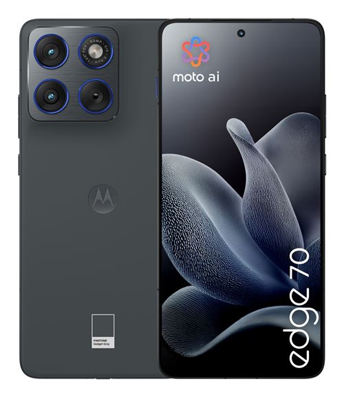 Motorola edge 70 17 cm (6.7") Double SIM Android 16.0 5G USB Type-C 12 Go 512 Go 4800 mAh Gris