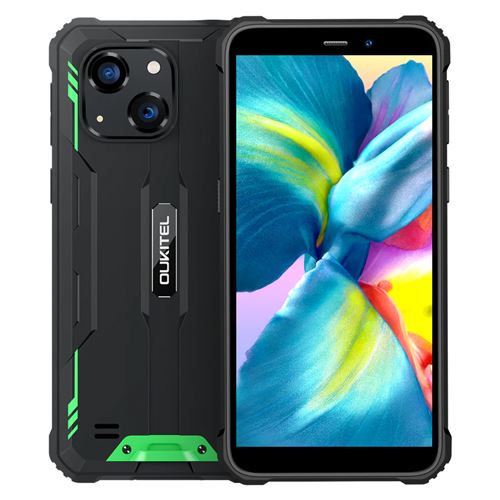 OUKITEL WP32 Pro Téléphone Portable 6 6Go 256Go Android 14 Smartphone 6300mAh Dual SIM 4G-Vert