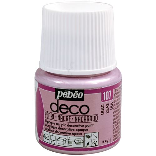 Peinture P.BO Déco - Nacré - 45 ml