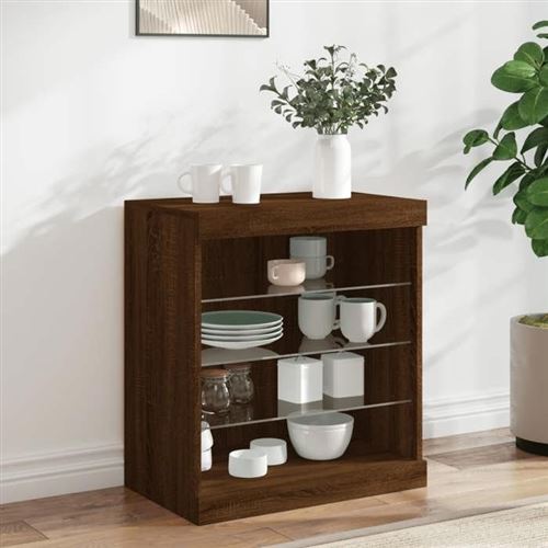 VIDAXL - Buffet - Meuble de Rangement avec Éclairage LED - Salon - Image 3