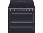 Centre de cuisson Victoria, 90 cm, mono-cavite, plan induction, four MF, noir