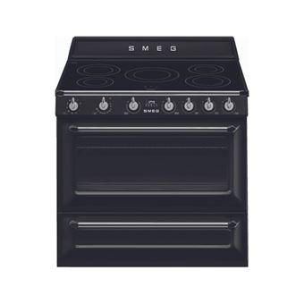 Centre de cuisson Victoria, 90 cm, mono-cavite, plan induction, four MF, noir