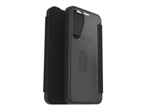 OtterBox React Folio Series - Étui à rabat pour téléphone portable - cristal noir - pour Samsung Galaxy S25+