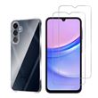 Coque antichoc pour Samsung Galaxy A15 4G / A15 5G et 2 Verres Trempé Film Protection Ecran Phonillico®