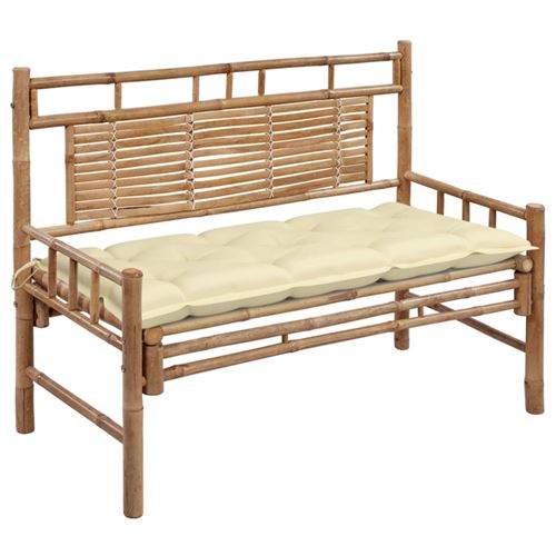 Vidaxl Banc Jardin Bambou 120 Cm - Image 3