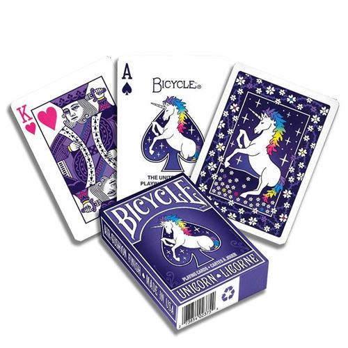 Jeu de cartes poker magie Bicycle standard neuves plastifiées